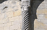 Particolare della chiesa di San Giustino d'Arna